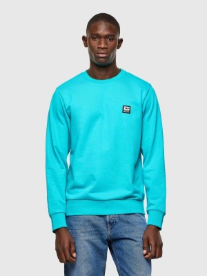 AZURE Diesel S Girk K12 Men's Sweatshirts | 27301DCIN