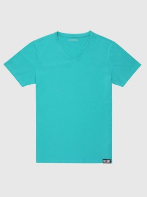 AZURE Diesel Umtee Michael Men's T Shirts | 27863UAKI