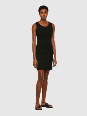 Black Diesel D Heva Women's Dresses | 62385QXUV