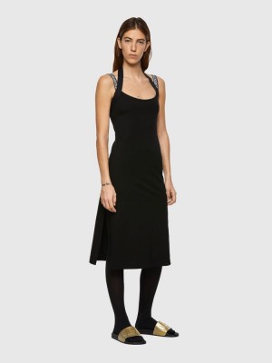 Black Diesel D Sammy Women's Dresses | 54290UIAB