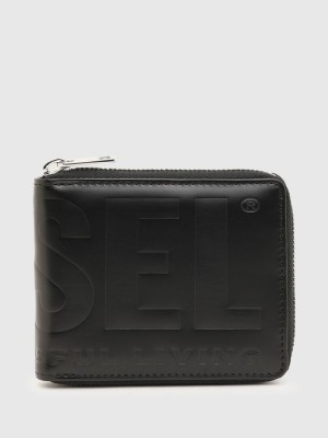 Black Diesel Hiresh Xs Zippi Men's Wallets | 21368JGRD