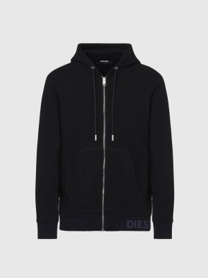 Black Diesel S Electrum Men's Sweatshirts | 78435WVMH