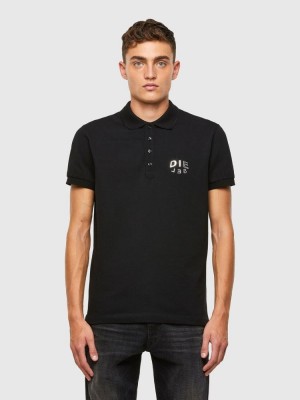 Black Diesel T Randy New A2 Men's Polos | 23561JLQI