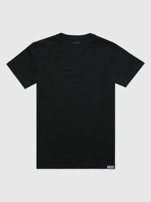 Black Diesel Umtee Michael Men's T Shirts | 14370VJHL