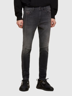 Black / Dark Grey Diesel D Amny Men's Skinny Jeans | 45780KUPW