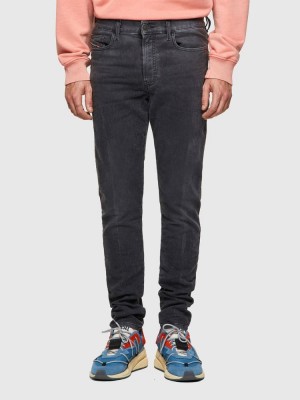 Black / Dark Grey Diesel D Amny Skinny Men's Joggjeans | 27184VDGX