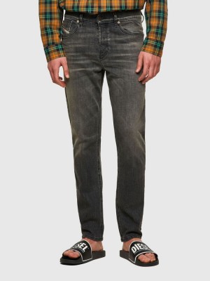 Black / Dark Grey Diesel D Fining Men's Tapered Jeans | 35206JLKF