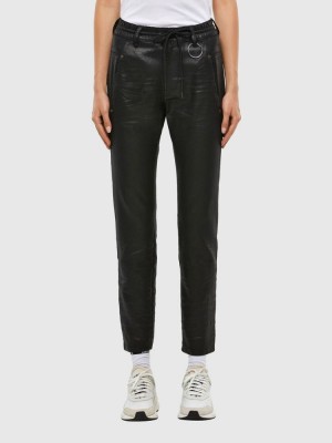 Black / Dark Grey Diesel Krailey Women's Joggjeans | 26590FLHK