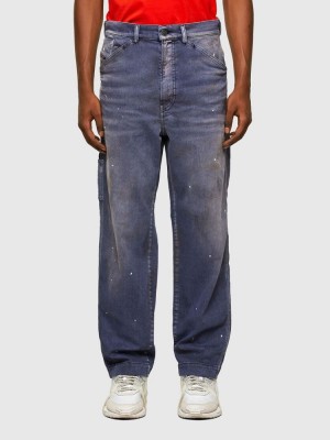 Blue Diesel D Franky Men's Straight Jeans | 72613BPVE