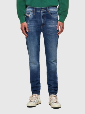 Blue Diesel D Istort Men's Skinny Jeans | 37581GZVD