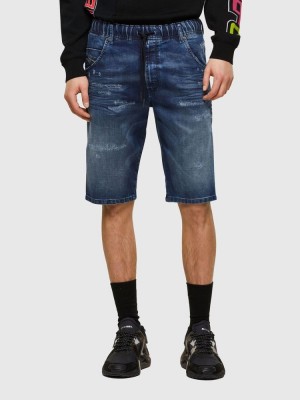 Blue Diesel D Krooshor Men's Denim Shorts | 57834YTDZ