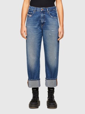 Blue Diesel D Reggy Women's Straight Jeans | 05192SXYL