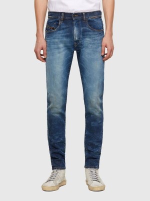 Blue Diesel D Strukt Men's Slim Jeans | 40927WJGZ