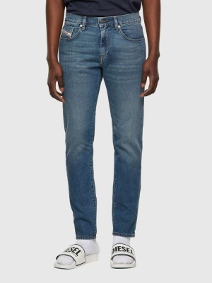 Blue Diesel D Strukt Men's Slim Jeans | 64857ZAYR