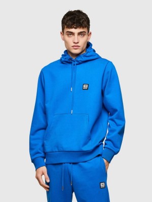 Blue Diesel S Girk Hood K21 Men's Sweatshirts | 01648FBSM