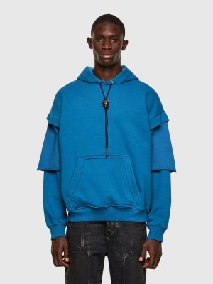 Blue Diesel S Ubber A1 Men's Sweatshirts | 63842YTFR