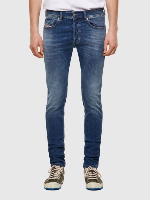 Blue Diesel Sleenker Men's Skinny Jeans | 78123XHVD