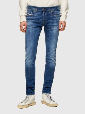 Blue Diesel Sleenker Men's Skinny Jeans | 20369KXTW