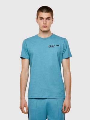 Blue Diesel T Diegos B5 Men's T Shirts | 06538YORP