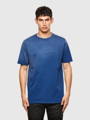 Blue Diesel T Jubind Slits A1 Men's T Shirts | 34028KJQI