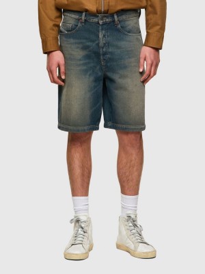 Blue / Green Diesel D Macs Short Sp Men's Shorts | 25143JUXO