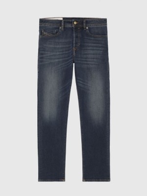 Dark Blue Diesel Buster Men's Tapered Jeans | 38062JIYR