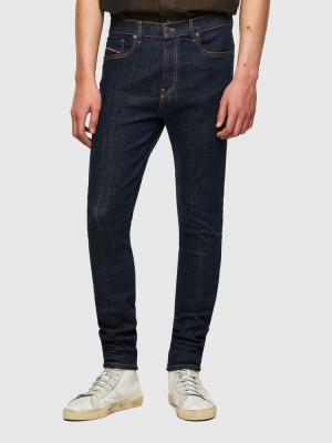 Dark Blue Diesel D Amny Men's Skinny Jeans | 38105QZVD