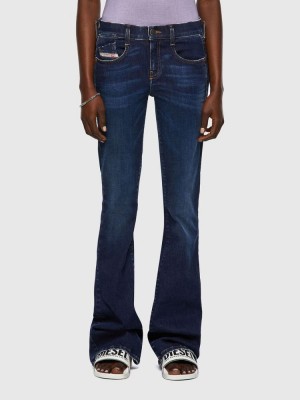 Dark Blue Diesel D Ebbey Women's Bootcut Jeans | 83792WJSU