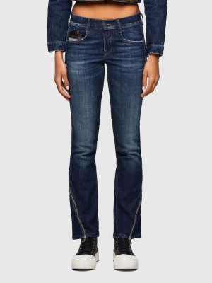 Dark Blue Diesel D Ebbey Women's Bootcut Jeans | 16830KCSH