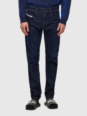 Dark Blue Diesel D Strukt Slim Men's Joggjeans | 78104QKAP