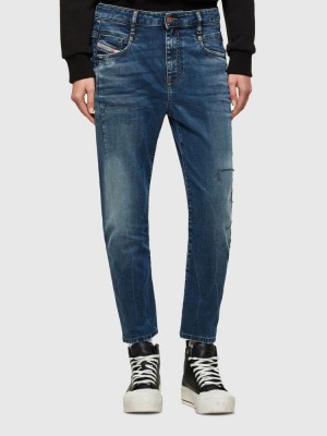 Dark Blue Diesel Fayza Women's Joggjeans | 73408NUSJ