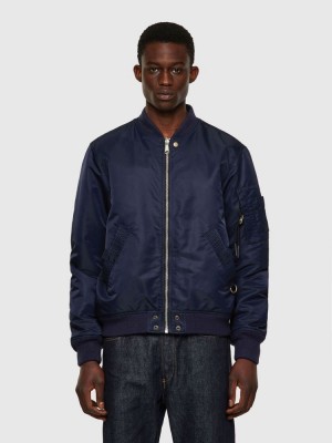 Dark Blue Diesel J Ross Rev A Men's Jackets | 20716ECDL