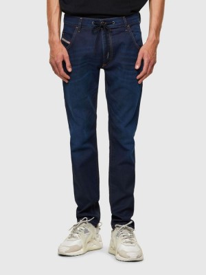 Dark Blue Diesel Krooley Tapered Men's Joggjeans | 54823CLPS