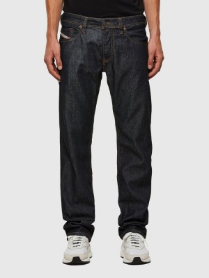 Dark Blue Diesel Larkee Men's Straight Jeans | 87594QRSD