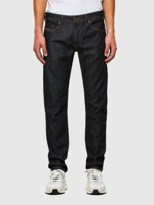 Dark Blue Diesel Thommer Men's Slim Jeans | 69351DXUL