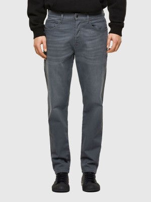 Grey Diesel D Fining Men's Tapered Jeans | 48063EPVF