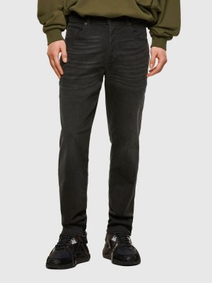 Grey Diesel D Fining Men's Tapered Jeans | 92451CYJB