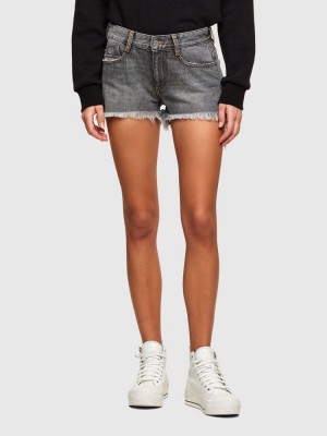 Grey Diesel De Rifty Women's Shorts | 01287OWLY