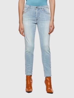 Light Blue Diesel Babhila Women's Slim Jeans | 52067YZVX