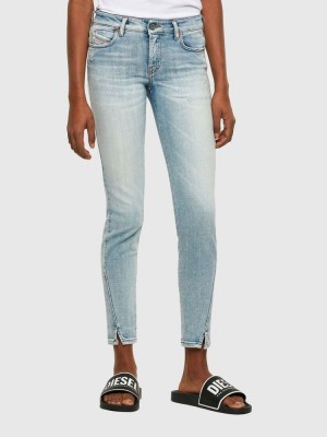 Light Blue Diesel D Jevel Women's Slim Jeans | 13564SRWF