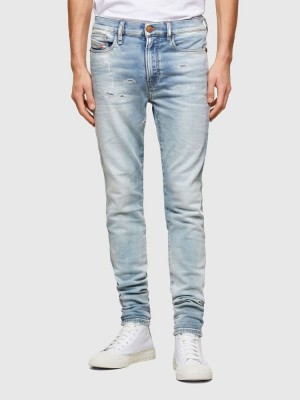 Light Blue Diesel D Reeft Skinny Men's Joggjeans | 40529JRWN