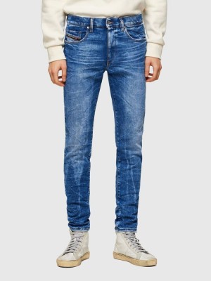 Light Blue Diesel D Strukt Men's Slim Jeans | 25104FHYB