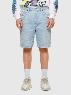 Light Blue Diesel D Strukt Short Men's Shorts | 06123UPWE