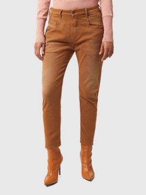 Light Brown Diesel Fayza Boyfriend Women's Joggjeans | 07684DYGW