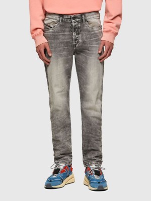 Light Grey Diesel D Fining Men's Tapered Jeans | 48631EPMB