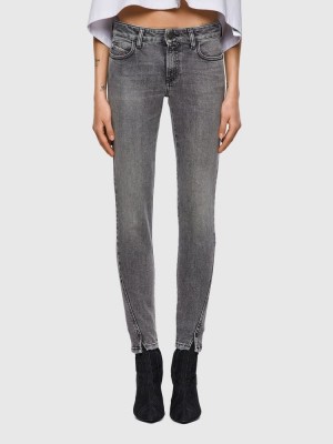 Light Grey Diesel D Jevel Women's Slim Jeans | 24987XIZQ