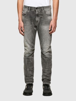 Light Grey Diesel D Strukt Men's Slim Jeans | 03658OHDX