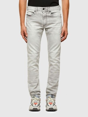 Light Grey Diesel Thommer Men's Slim Jeans | 95380YKCT