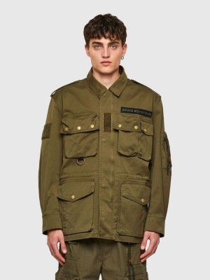 Olive Diesel J Loyd Men's Jackets | 03951JCNM