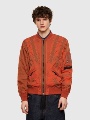 Orange Diesel J Olive Men's Jackets | 35274MUPK